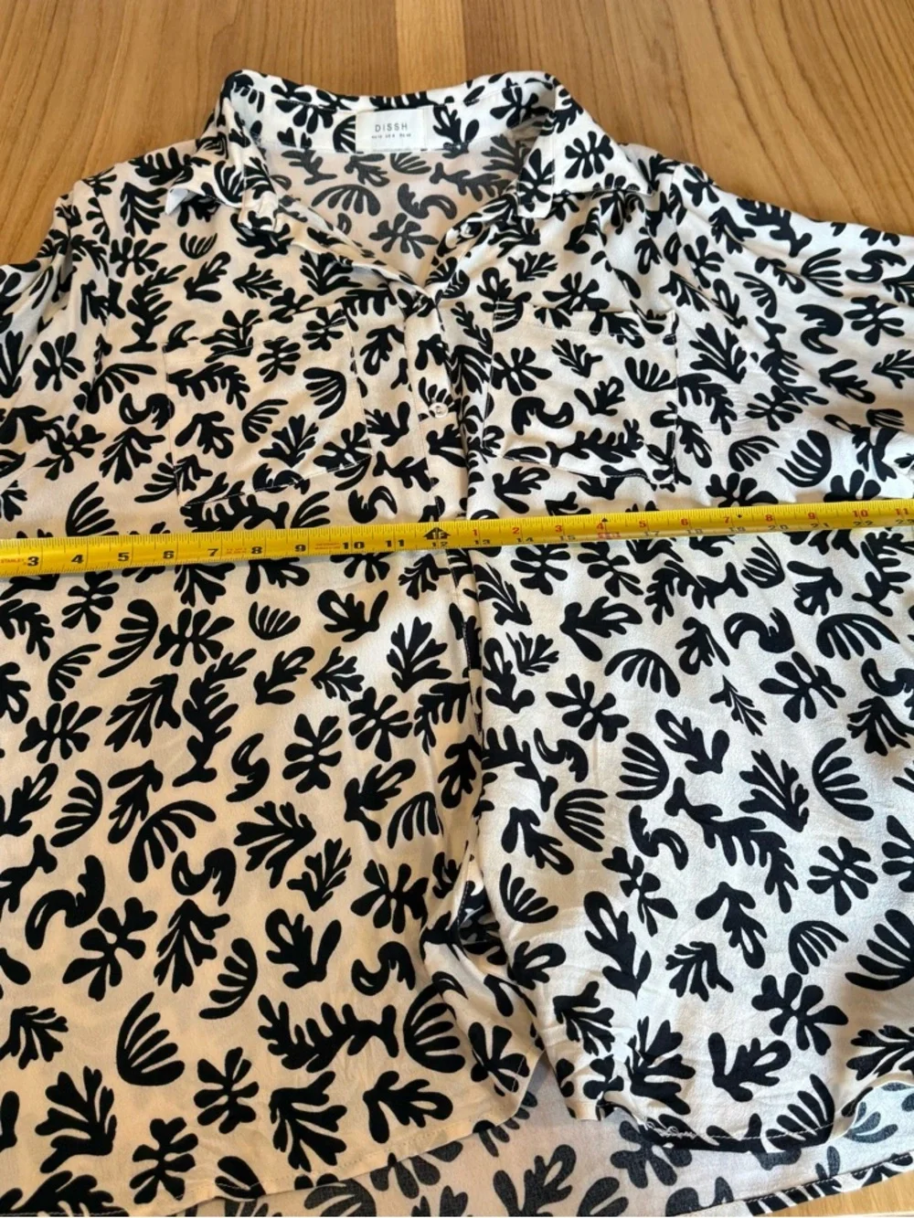DISSH Black & White Button-Down Shirt - Picture 6 of 7
